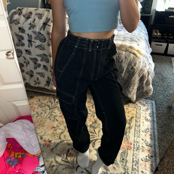 BDG Black cargo pants size 27 - Picture 1 of 5